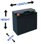 Gel filled battery