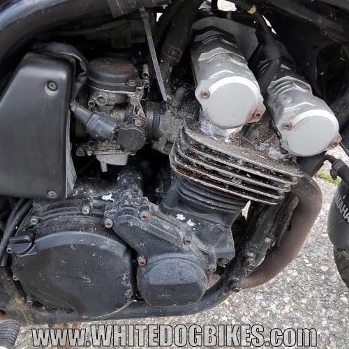 Right side of the FSZ600 Fazer engine