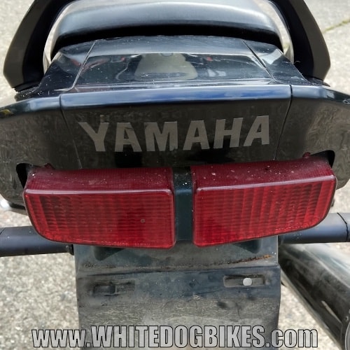 Back light on a black FZS600 Fazer