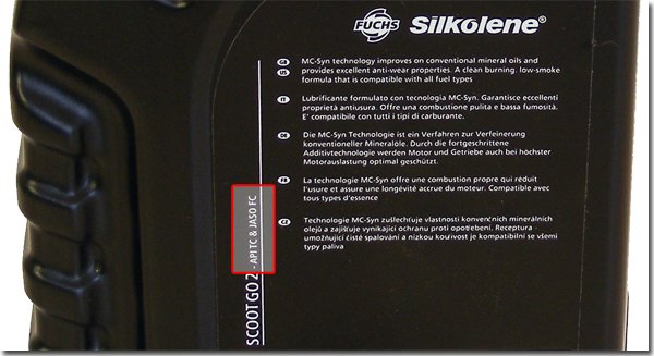 Silkolene 2T Jaso info