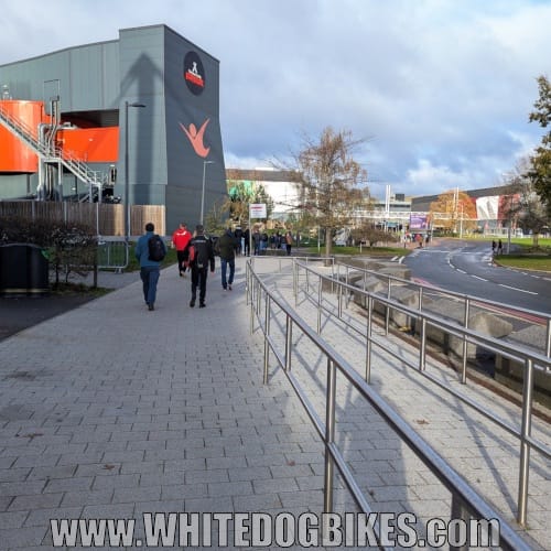Walking to the NEC from the car park