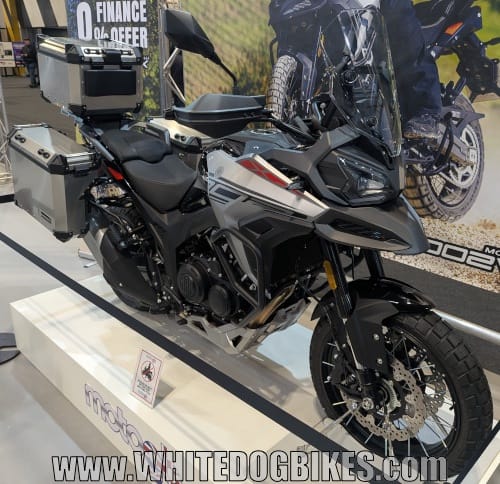 Bike on the MotoGB stand