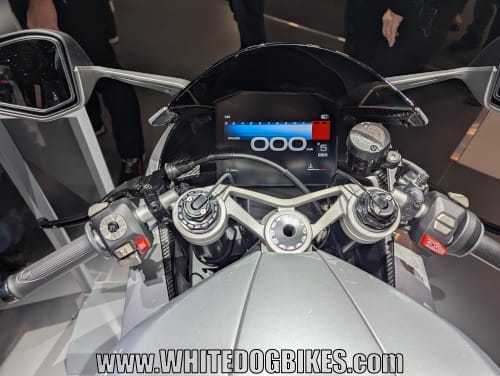 Cockpit display on the Norton Manx