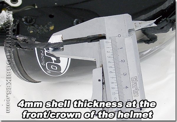 Shell thickness - Front