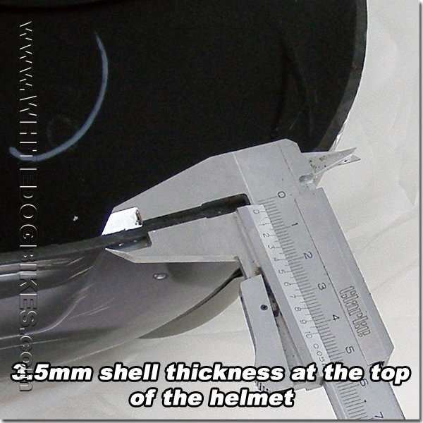 Shell thickness - Top