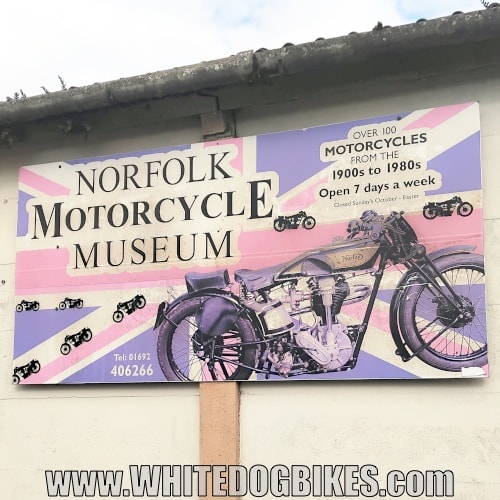 Norfolk Motorcycle Museum sign