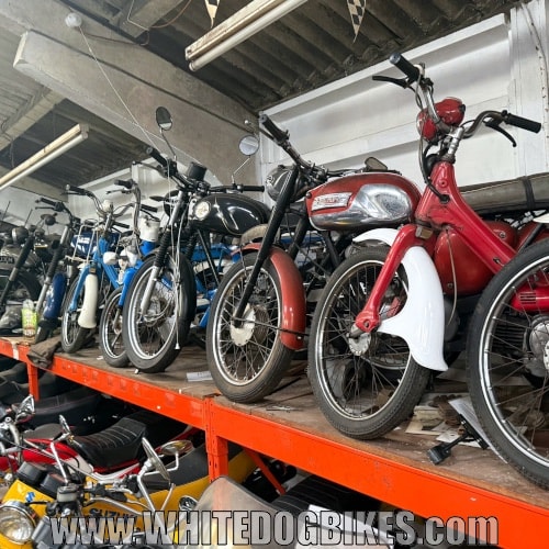 Upper row of bikes