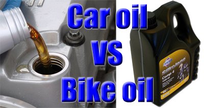 Car vs bike oil