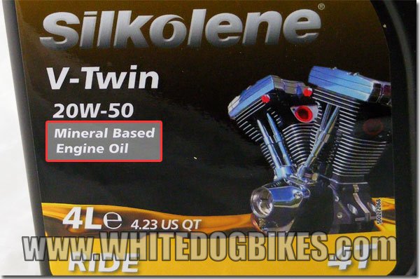 Silkolene mineral oil - front view