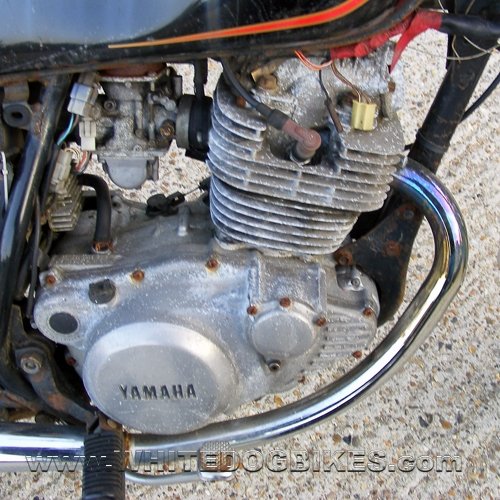 Yamaha SR250 carb and engine