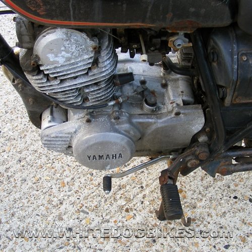 Yamaha SR250 engine