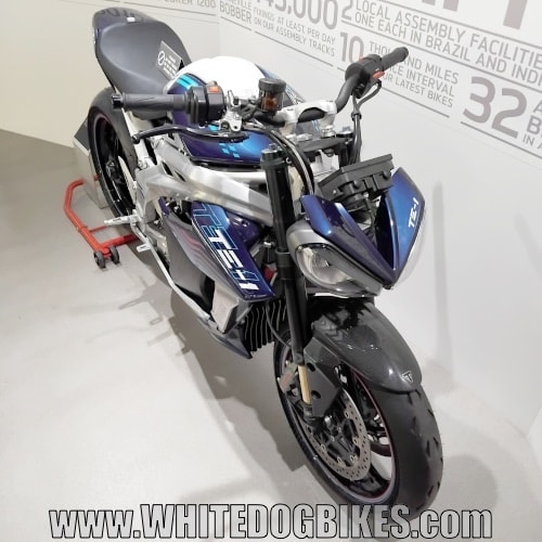 Triumph TE-1 electric prototype bike that is currently in testing