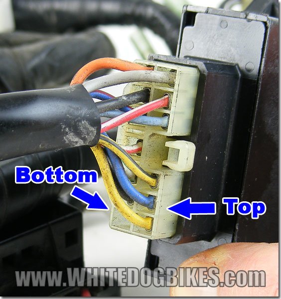 XJ600 CDI loom connector block