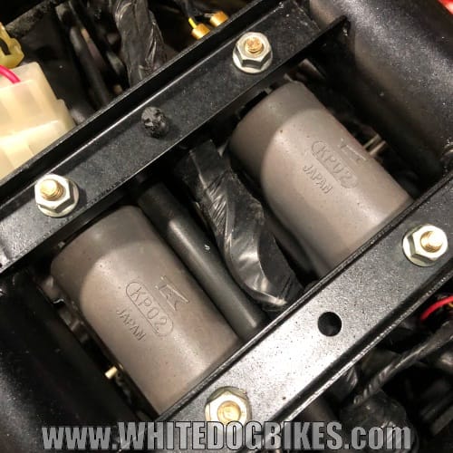 ZRX1200R coils on bike