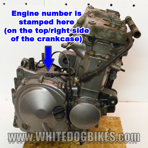 ZZR600 engine number