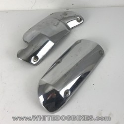 2001 BMW R850R Exhaust End Can Heat Shields