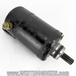 Genuine Yamaha FZS600 Fazer used working starter motor in black removed from the bike