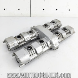 Genuine Yamaha FZS600 Fazer used cylinder head cover in silver removed from the engine