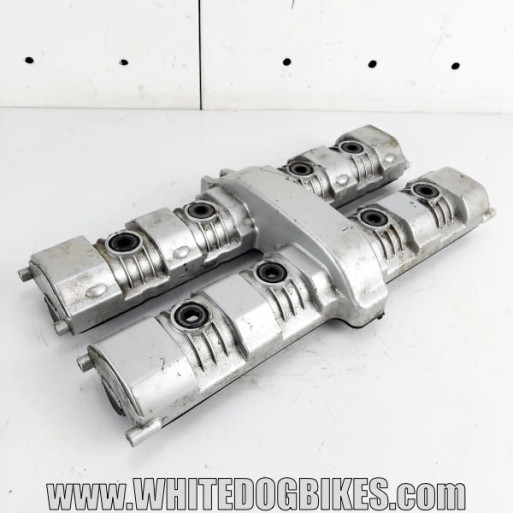 Genuine Yamaha FZS600 Fazer used cylinder head cover in silver removed from the engine