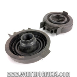 OEM Yamaha FZS600 Fazer used headlight rubber bulb covers removed from bike