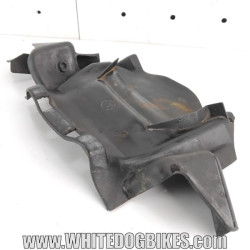OEM Yamaha FZS600 Fazer used black rubber airbox cover panel removed from bike