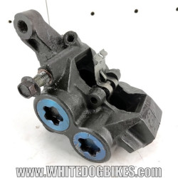 OEM Yamaha FZS600 Fazer used left front brake caliper with the pistons and seals removed