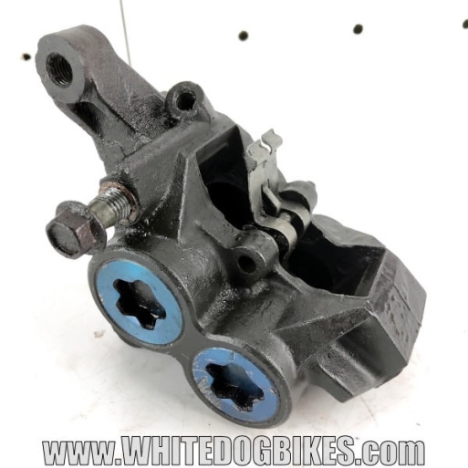 OEM Yamaha FZS600 Fazer used left front brake caliper with the pistons and seals removed