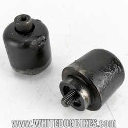 Yamaha FZS600 Fazer used handlebars end weights with marks from use and removed from bike