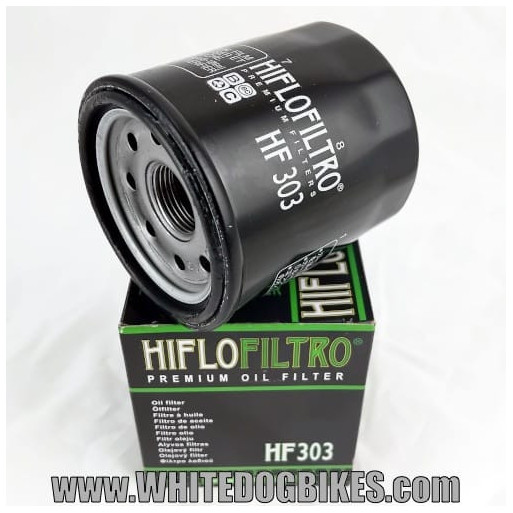 Hiflo HF303 canister oil filter for the 1993 to 2003 Honda CB500 and CB500S models
