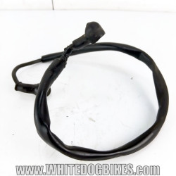 OEM Yamaha FZS600 Fazer used starter motor wiring with light marks from use