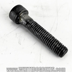 OEM Yamaha FZS600 Fazer used front wheel spindle clamp bolt with light marks from use