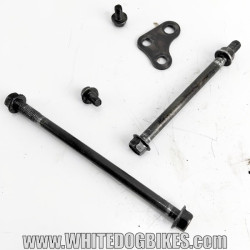 OEM Yamaha FZS600 Fazer used rear engine mounting bolts and nuts removed from the bike