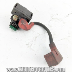 Genuine working Honda VFR400 NC30 used starter solenoid with the black rubber casing