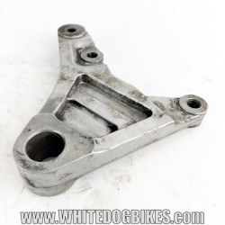 OEM Yamaha FZS600 Fazer used rear brake caliper mounting bracket in chrome