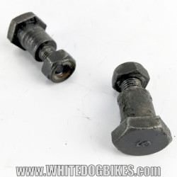 Genuine Yamaha FZS600 Fazer used center stand mounting bolts with light marks from use
