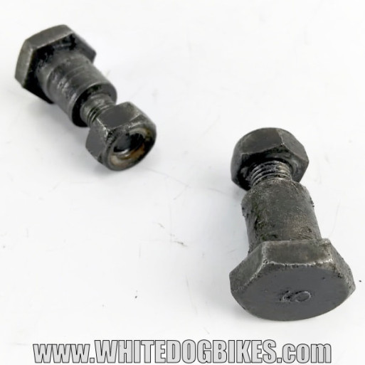 Genuine Yamaha FZS600 Fazer used center stand mounting bolts with light marks from use