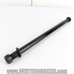 OEM Yamaha FZS600 Fazer used swinging arm spindle removed from the bike with light marks from use