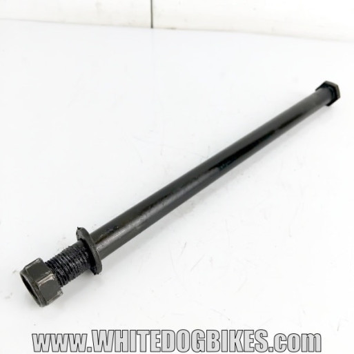 OEM Yamaha FZS600 Fazer used swinging arm spindle removed from the bike with light marks from use