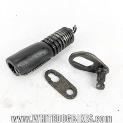 Genuine Yamaha FZS600 Fazer used working side stand spring with marks from use