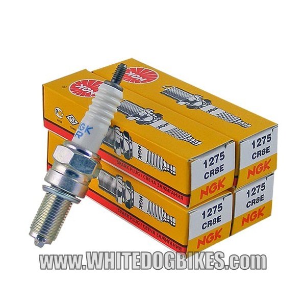 4 x NGK CR8E Spark Plug (set of 4 plugs)Whitedogbikes