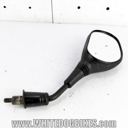 OEM Peugeot Tweet RS 125 used left rearview mirror in black with marks from use