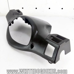 OEM Peugeot Tweet RS 125 used speedo cover panel with marks from use in black