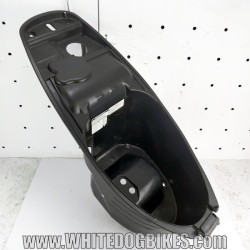 OEM Peugeot Tweet RS 125 used under seat storage panel in black