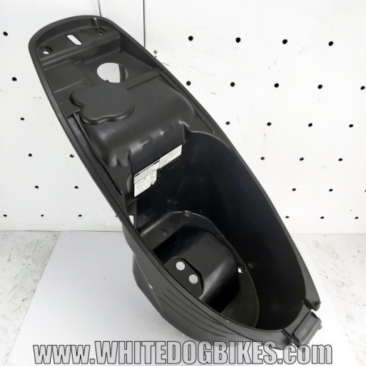 OEM Peugeot Tweet RS 125 used under seat storage panel in black
