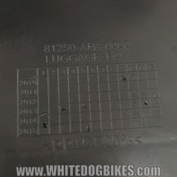 Peugeot Tweet RS Under Seat Storage Box | Quality Used Motorcycle Part