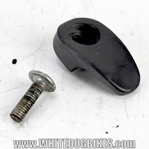 Genuine Peugeot Tweet RS 125 used shopping bag hanger hook in black removed from the bike