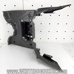 Genuine Peugeot Tweet RS 125 used floor panel in black removed from the bike