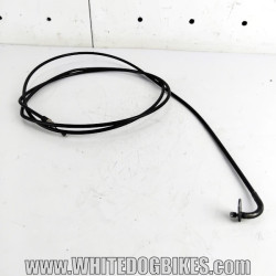 OEM Peugeot Tweet RS 125 used seat release cable in black removed from the bike