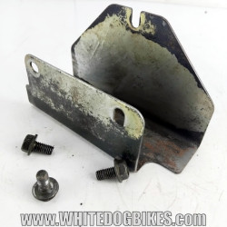 OEM Peugeot Tweet RS 125 used seat release mechanism metal cover with marks from use