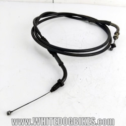 Genuine Peugeot Tweet RS 125 used working throttle cable in black